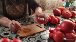 Дегустация томатных новинок. Лось F1, Пень F1, Малиновые купола F1 и другие.