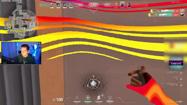 RECRENT ВЕРНУЛСЯ В ВАЛОРАНТ ПОСЛЕ БАФФА ЧАМБЕРА | RECRENT ИГРАЕТ В ВАЛОРАНТ смотреть онлайн