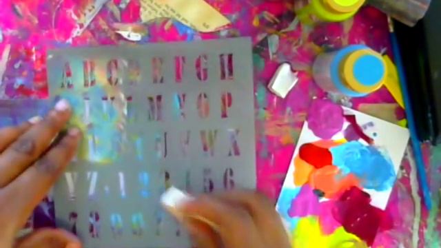 How to make collage paper from scrapbooking paper / DIY Painted Paper смотреть онлайн