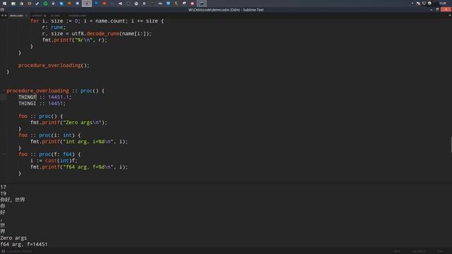 Compiler Demo - when, for, procedure overloading смотреть онлайн