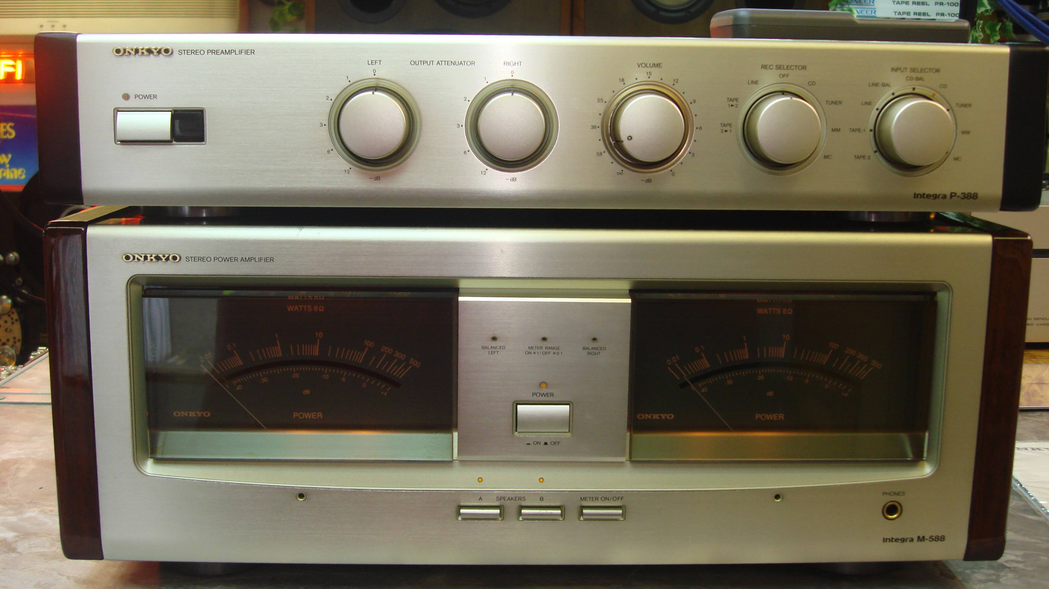 Onkyo integra M-588 + P-388 смотреть онлайн