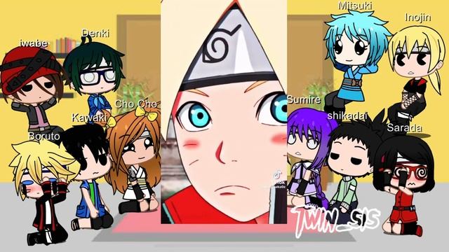 Boruto And Friends React To Boruto X Sarada #boruto #borutotimeskip  #borutotwobluevortex #sarada