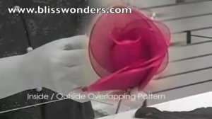 Как сделать цветы из капрона большая роза