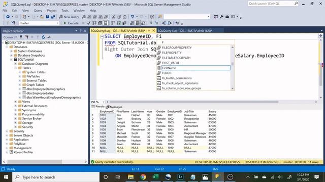 Intermediate SQL Tutorial Inner Outer Joins Use Cases смотреть онлайн