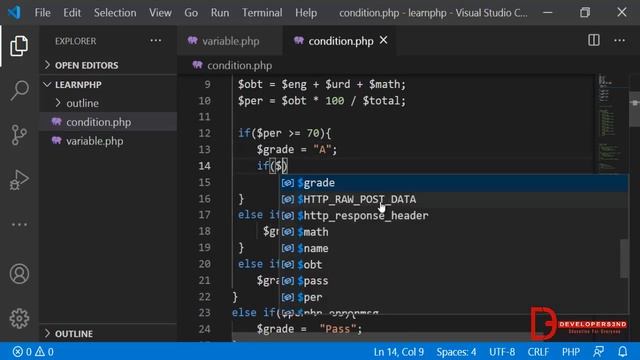 Core PHP Tutorials 2023 | if/else conditions with Real time Examples in PHP Urdu - 02 смотреть онлайн