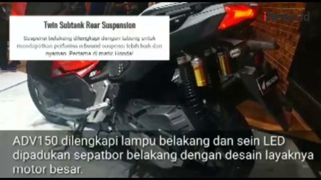 Review Skuter Matik Adventure Honda ADV 150 di GIIAS 2019 смотреть онлайн