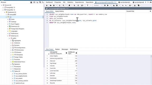 Analyses spatiales avec SQL sous Postgres Postgis. Séance 3 : première partie смотреть онлайн