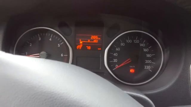 Работа круиз контроля на Citroen C-elysee