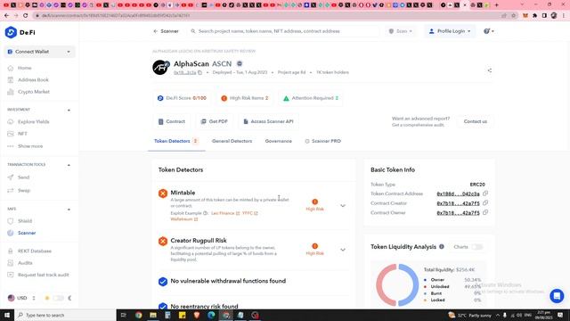 You Have Missed Many 100x Crypto Because Of Token Scanners Like Token Sniffer. A De.fi Casestudy! смотреть онлайн