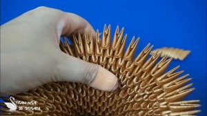 3D Origami Flower Basket V2 tutorial, paper flower basket| cómo hacer cesta de flores de origami 3D