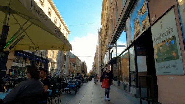 Walking Tour: Zagreb, Croatia - City Center: Upper Town and Lower Town - 4K UHD Virtual Travel