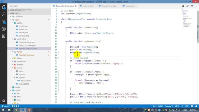 #10 Phalcon 3.3 Video Tutorial for Beginners: Phalcon Form Validation смотреть онлайн