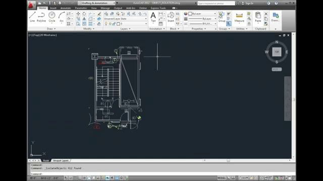 AutoCAD 2012 Instant Visibility Control with Hide and Isolate Objects YouTube смотреть онлайн