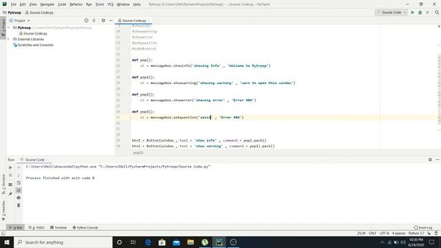 Message Box In Tkinter [2020] | Python GUI Using Tkinter | Ep 09 смотреть онлайн