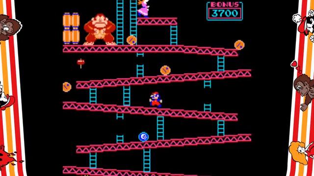 Donkey Kong (1981) - First jumping over the objects смотреть онлайн