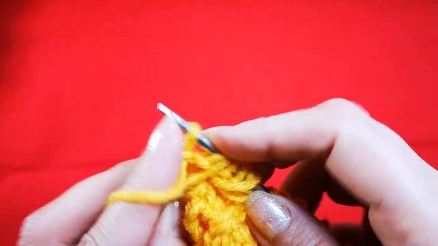 №147 Узор из вытянутых петель спицами Для свитеров и детских вещей смотреть онлайн