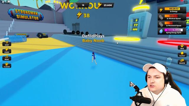 ALL FREE SECRET GAMEPASS CODES IN ROBLOX STRONGMAN SIMULATOR смотреть онлайн