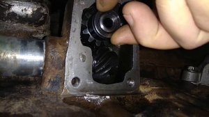 Привод маслонасоса змз. Зазор в шестернях