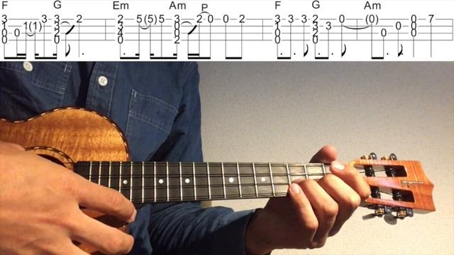 【Ukulele Solo Cover TAB】"Englishman in New York" - Sting【Play Along! 難易度3/5】 смотреть онлайн