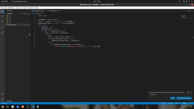 Combine Multiple CSV File | Step by Step Python Code | Unix/Linux | Visual Studio Code | Big Data смотреть онлайн