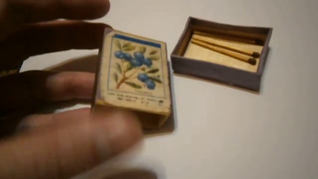 Коробка спичек из шпона СССР смотреть онлайн