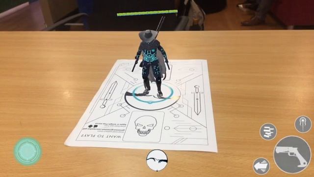 Augmented Reality Games Tutorial 2 - How To Use The Holographic AR User Interface | Genesis AR Card смотреть онлайн