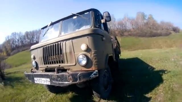 газон, газ 66, саз 3511, обзор, разгрузка. смотреть онлайн