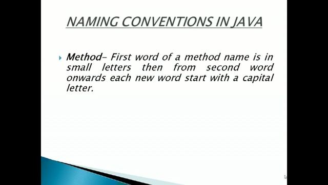 Java Naming Conventions || Java - Class, Method, and Variable Naming Conventions смотреть онлайн