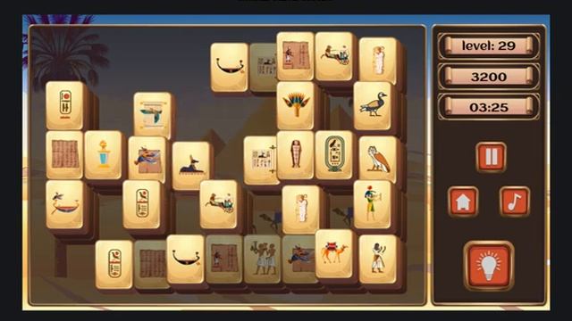 Mahjong Adventure World Quest: Egypt Level 29 смотреть онлайн
