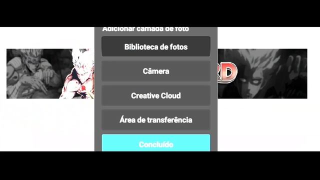 Speed Art Banner/Anime para @AlucardOfc999 Ps touch/Photoshop Mobile - Faço banner grátis - смотреть онлайн