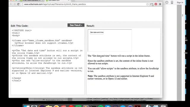 Sandboxing embedded content смотреть онлайн