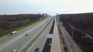 Трамвайные пути к стадиону Самара арена 30.04.2018