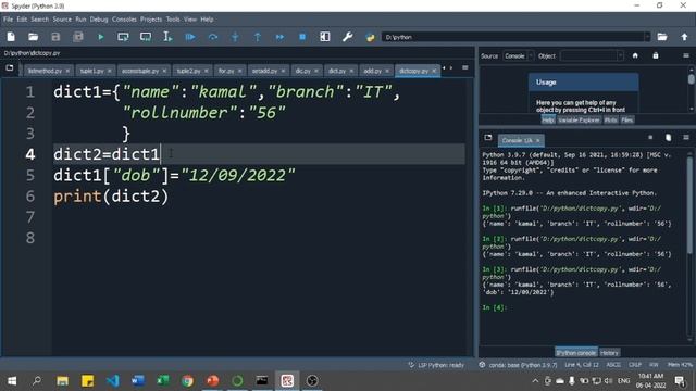 Copy Dictionaries in Python | Nested Dictionaries in Python | Python Programming in Hindi #53 смотреть онлайн