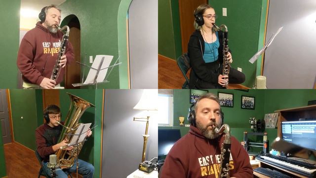 O Come, O Come Emmanuel - bass clarinet/tuba quartet смотреть онлайн