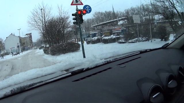 Зима и состояние дорог / Северо запад Германии . смотреть онлайн