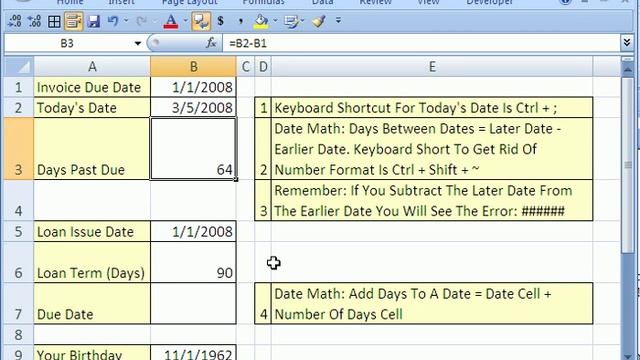 Excel Magic Trick #12: Date Math! смотреть онлайн