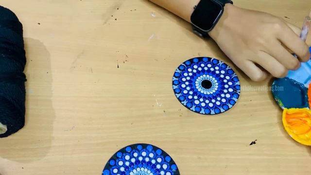 #43 Evil Eye Themed Car Hangings | Car Decor Ideas | Unique Dot Art | Mandala Art | Art & Crafts | смотреть онлайн