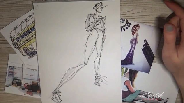 26 урок - Fashion-стилизация человека - развиваем фантазию [Sketch School]