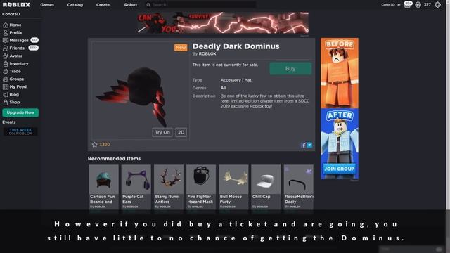 HOW TO GET THE DEADLY DARK DOMINUS | ROBLOX смотреть онлайн