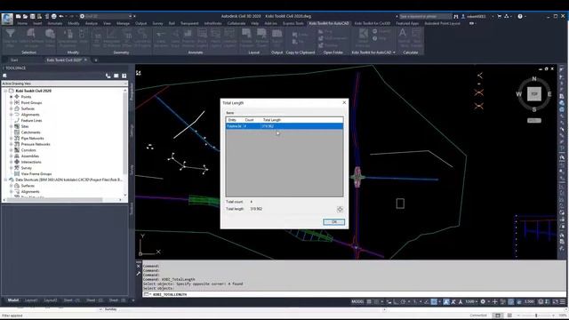 Excitech Toolkit for AutoCAD - Total Length смотреть онлайн