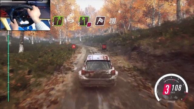 DiRT Rally 2.0 - Volkswagen Polo GTI R5 Wet Surface | Test Drive with Logitech g29 gameplay смотреть онлайн