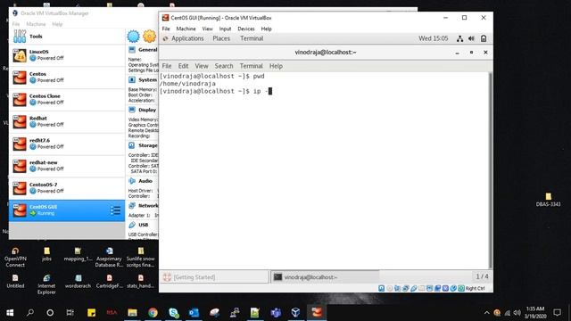 CentOS 7 GUI install on Oracle VM VirtualBox and Putty access - part 2 смотреть онлайн