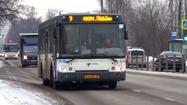 Автобус ЛиАЗ-5292.60 с маршрутом №9 "Микрорайон Павлино - Станция Железнодорожная" смотреть онлайн