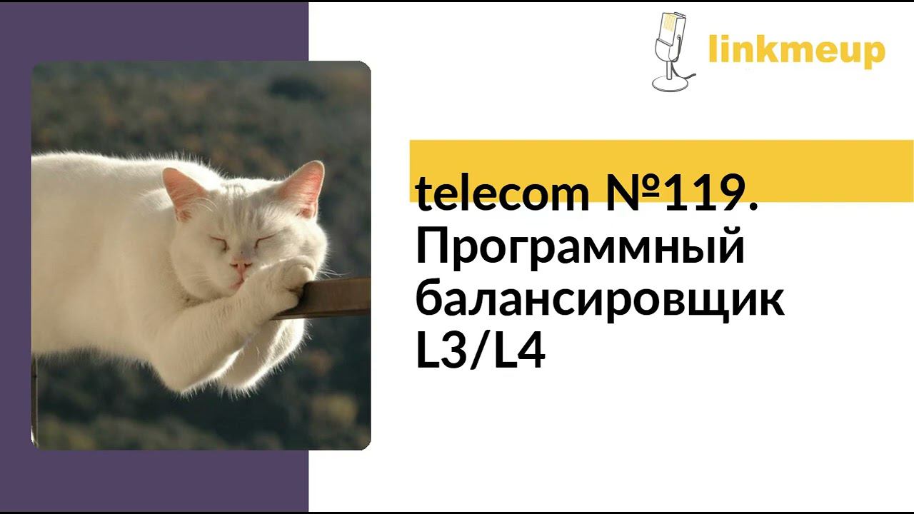 telecom №119. Программный балансировщик L3/L4 смотреть онлайн