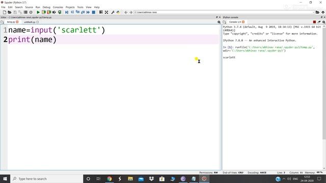The most easiest and basic question in python | anaconda python | python programming смотреть онлайн