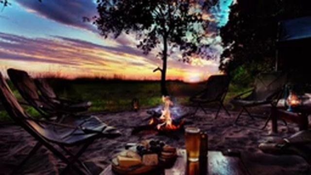 Звук костра | Уютный вечер | Огонь для медитации | Как избавиться от стресса | Футаж | Music therap смотреть онлайн