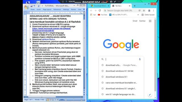 Tutorial cara membuat bootable windows 8.1 single language di flashdisk смотреть онлайн