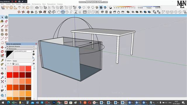 how to make a bedroom from container in sketchup как сделать спальню из контейнера в Sketchup.