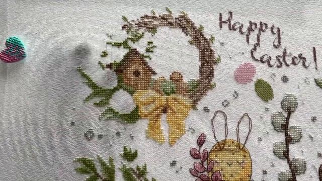 59. Моя #вышивка 9-16 апреля 2022. Покупки, подарки. Пасхальный сэмплер, Лисолени и Dimensions смотреть онлайн