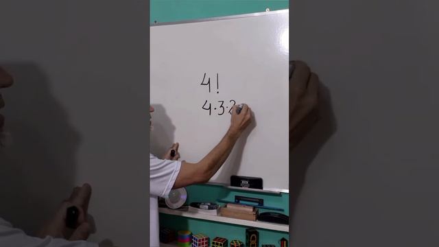 Ponto de exclamação na Matemática, é o fatorial. смотреть онлайн